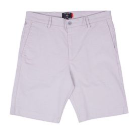 Bermuda Lin Et Coton Gris Droit Homme Dockers