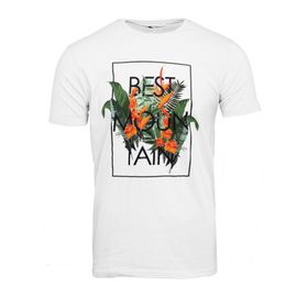 Tee Shirt Imprimé Plantes Tropicales Homme Best Mountain