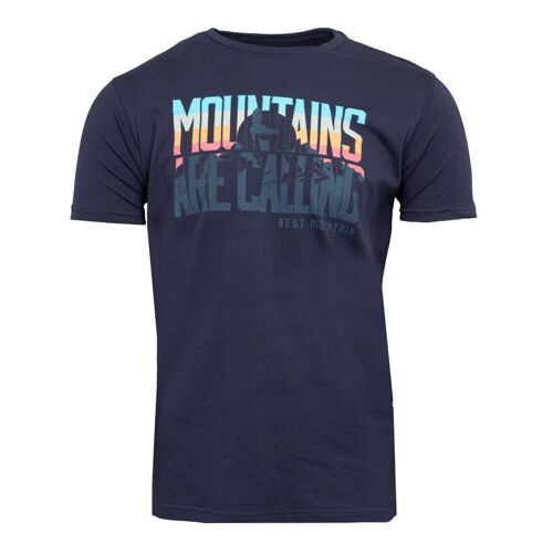 Tee Shirt Ajusté Mountains Are Calling Coton Homme Best Mountain