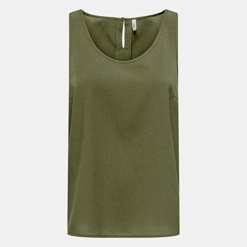 Débardeur Basique Élégant Col Rond Femme Only