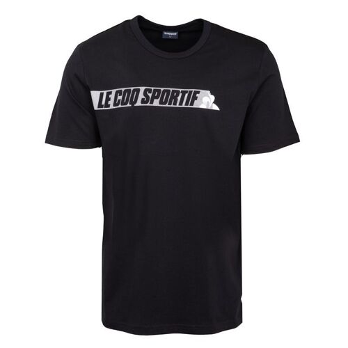 Tee Shirt Noir Avec Logo Homme Le Coq Sportif