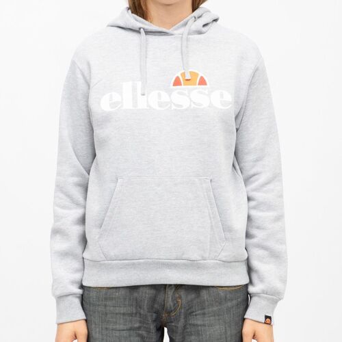 Sweat À Capuche Doux Avec Grand Logo Femme Ellesse