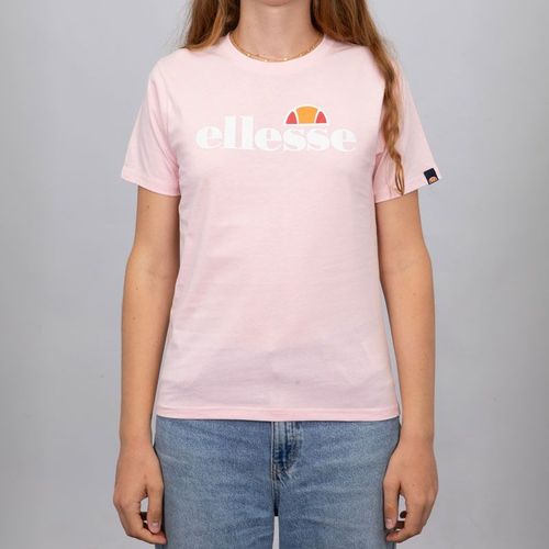 Tee Shirt Basique Logo Poitrine Couleur Unie Femme Ellesse