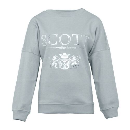 Pull Uni Logo Argenté Femme Scott