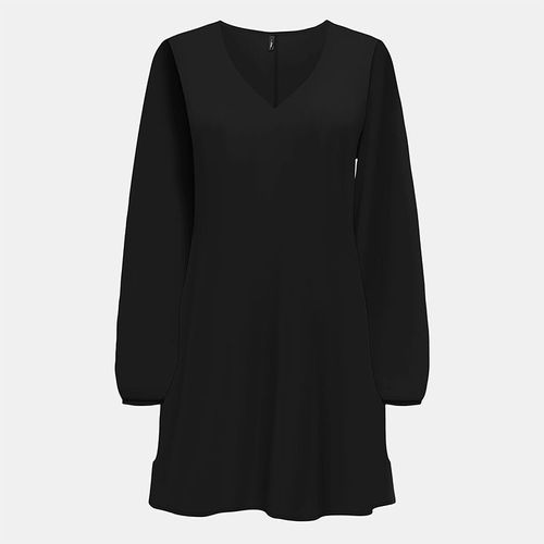 Robe Nova Col V Manches Longues Femme Only