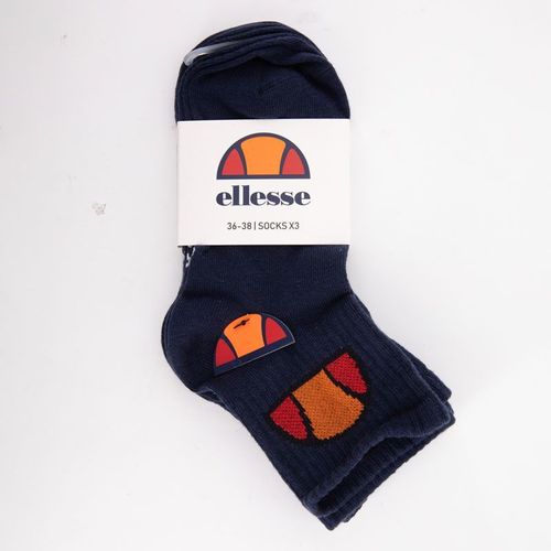 Lots De 3 Paires De Chaussettes Mi Haute Avec Logo Tissé Femme Ellesse
