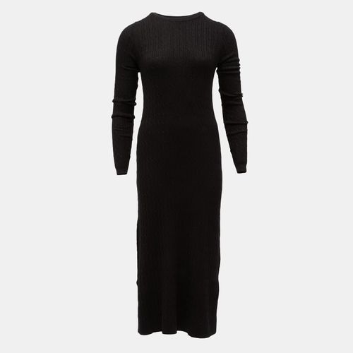 Robe Maxi Maille Torsadée Col Rond Femme Bill Tornade