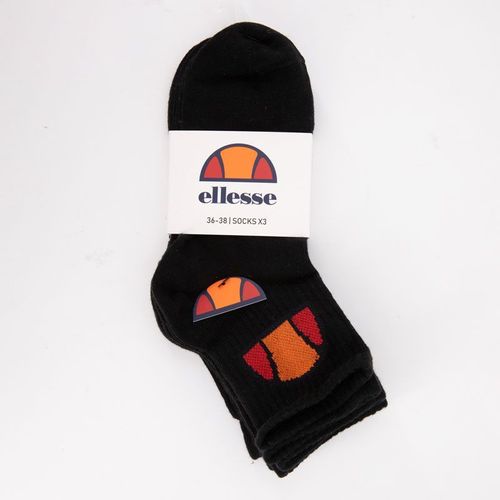 Lots De 3 Paires De Chaussettes Mi Haute Avec Logo Tissé Femme Ellesse