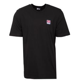 Tee Shirt Uni Coton Avec Logo Brodé Homme Diesel