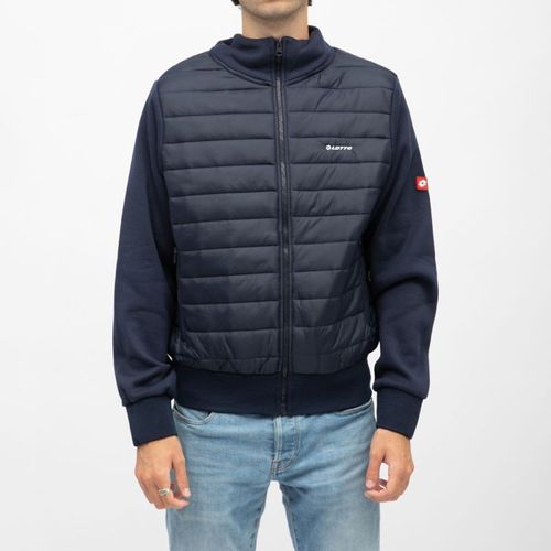 Veste De Mi Saison Doudoune Navy Bi Matiere Homme Lotto