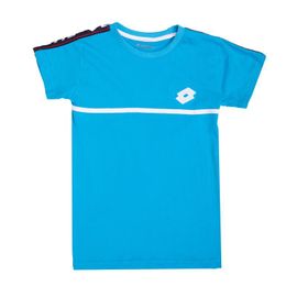 Tee Shirt Logo Brodé Avec Liseré Poitrine Enfant Lotto