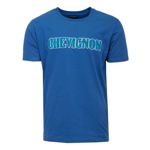 Tee Shirt Avec Logo Fausse Fourrure Homme Chevignon