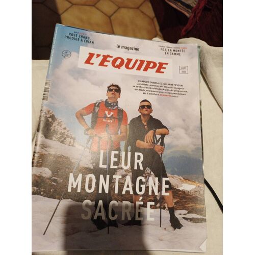 L'Équipe Magazine N°2131 22/7/2023 Dubouloz Tesson Rose Zhang