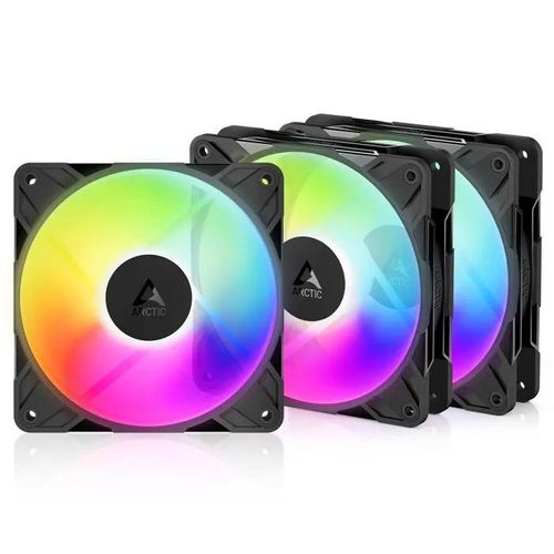 Ventilateur Premium 120 mm - ARCTIC - P12 Pro Reverse A-RGB - Flux d'air inversé - Pack de 3