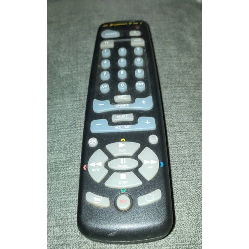 télécommande Le Zappeur 2 en 1 pour TV télévision magnétoscope VCR télécommande universelle