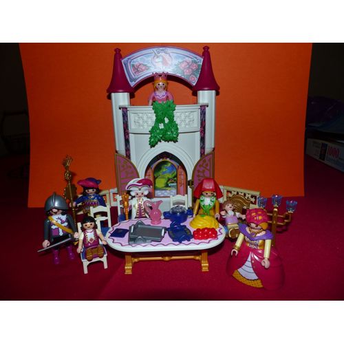 Gros lot playmobils tour princesse / banquet