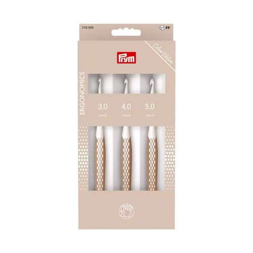 Set De 3 Crochets Pour Laine - N°3-4-5 - Prym Ergonomics : Le Trio Parfait Pour Crocheter Confortablement Et Avec Précision