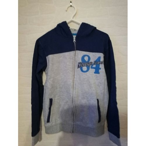 Veste Sweat Bleu Marque U Taille 14 Ans