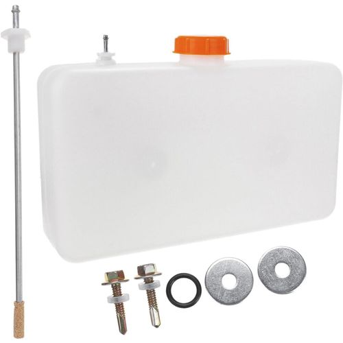 Eberspacher Réservoir De Carburant En Plastique 7 L Avec Buse D'huile Et Aspirateur D'huile, Pour Chauffage Auxiliaire De Voiture, Camion, Caravane - Blanc