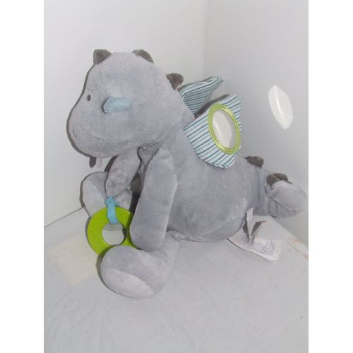 DRAGON OBAIBI OKAIDI ACTIVITE gris vert 30 cm