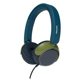 Philips TAK2000CT - Écouteurs avec micro - montage sur l'oreille - filaire - bleu-vert cristal