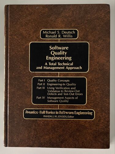 Software Quality Engineering - A Total Technical And Management Approach