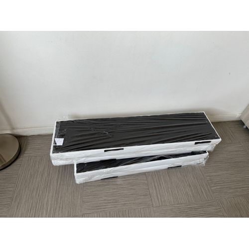 Lit Deux Places Blanc Velours 