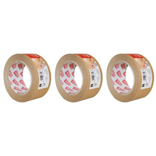 Apli Lot De 3 Rubans Adhésif En Papier Kraft 48 Mm X 50 M