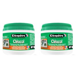 Cléopâtre Lot De 2 Cléocols Colle Blanche En Pot Large Ouverture 500 Gr
