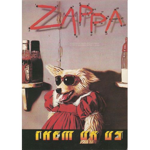 Frank Zappa: Them Or Us Carte Postale - 1984