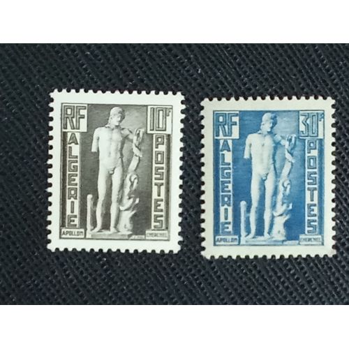 Timbre Algerie Y T 288 / 293 Apollon De Cherchell 1952 (151009 )