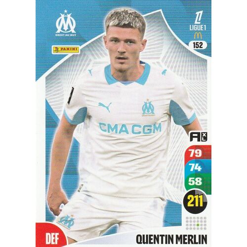 Carte Foot Panini Adrenalyn Xl 2026 - N° 152 - Quentin Merlin - Marseille
