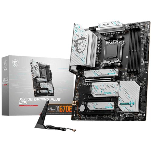 MSI X670E GAMING PLUS WIFI carte mère AMD X670 Emplacement AM5 ATX