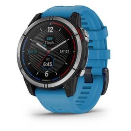 Garmin quatix 7 1.3" MIP 47 mm Numérique 260 x 260 Écran tactile Bleu Wifi GPS (satellite)