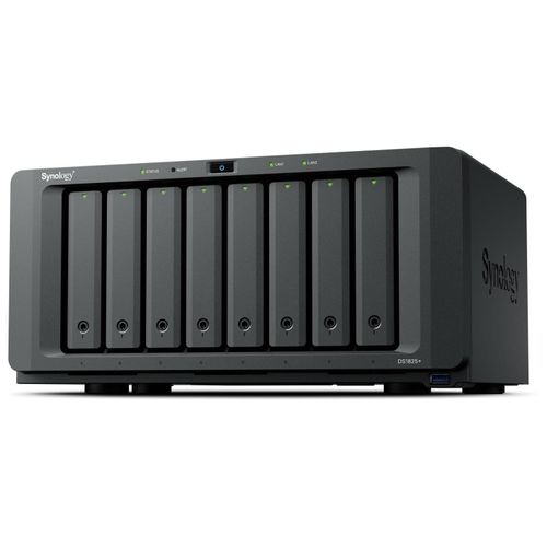 Synology DiskStation DS1825+ serveur de stockage NAS Ryzen Embedded V1500B 8 Go DDR4 0 To Noir