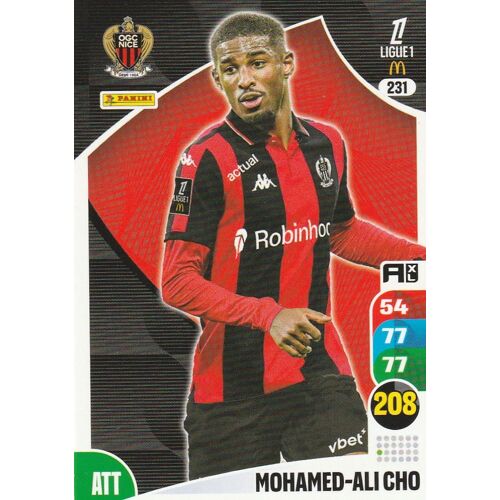 Carte Foot Panini Adrenalyn Xl 2026 - N° 231 - Mohamed Ali Cho - Ogc Nice