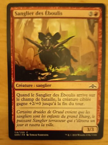 Rubblebelt Boar // Sanglier Des Éboulis (Les Guildes De Ravnica)