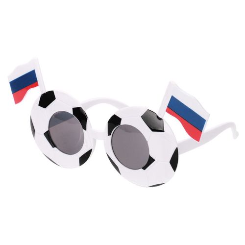 Lunettes De Football À Motifs Russes, Accessoire De Déguisement Léger Et Durable Pour Fêtes Et Supporters (20 X 10 Cm), Idéal Pour Adultes Et Enfants