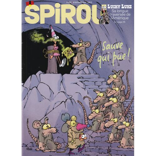 Spirou Magazine - N°4563 - 24 Septembre 2025 - Game Over : Sauve Qui Pue ! - Lucky Luke : Sa Longue Traversée De L'Amérique