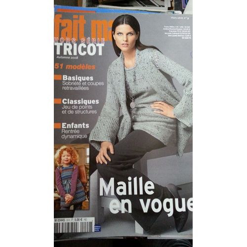 Fait Main Tricot N°9 Maille En Vogue
