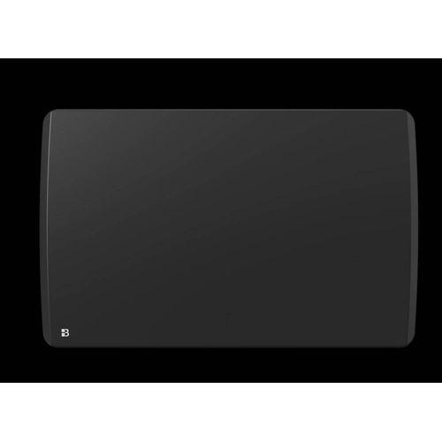 Radiateur électrique fixe à inertie sèche céramique 1500W Bestherm ARIA horizontal noir