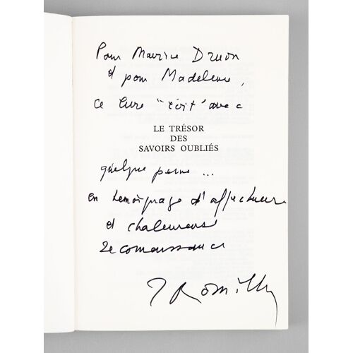 Le Trésor Des Savoirs Oubliés [ Livre Signé Par L'auteur ]