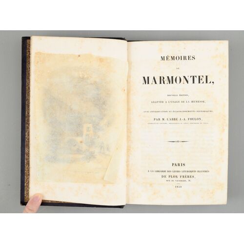 Mémoires De Marmontel