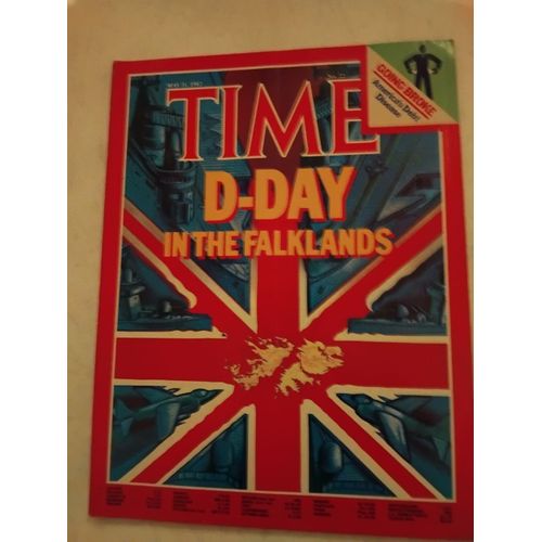 Magazine U.S Time N°22 Du 31/5/1982 : D-Day In The Falklands