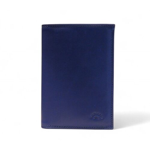 Porte-feuille Katana Cuir de Vachette Sauvage 753018 - Bleu
