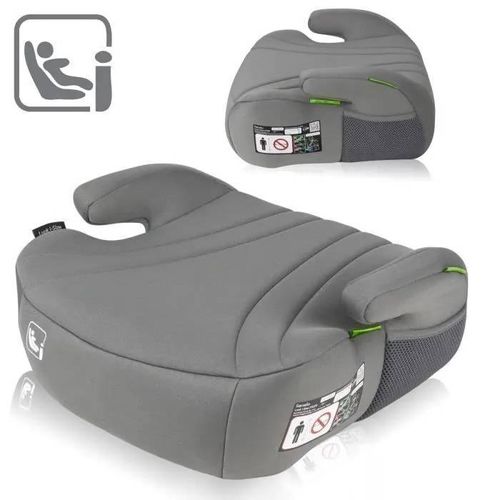 Siège Auto Rehausseur Ceinturé Lionelo Luuk I-Size - 125-150cm - Groupe 2/3 (22-36 Kg) - Gris