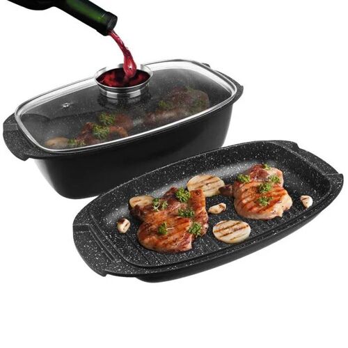 Brytfanna - Orion - 5l - Aluminium - Revêtement Granit - Compatible Induction