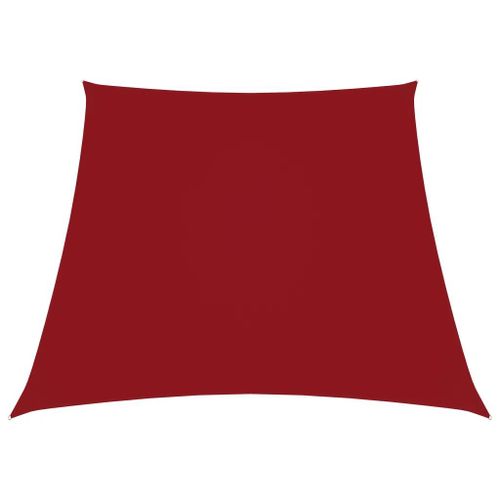 Prolenta Premium - Voile De Parasol Tissu Oxford Trapèze 2/4x3 M Rouge