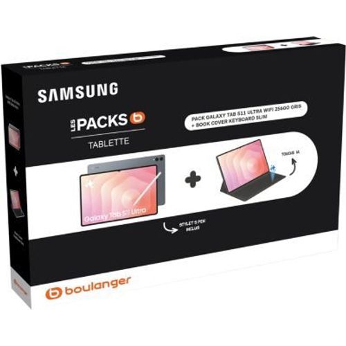 Tablette Android Pack GalaxyTab S11Ultra 256GoGray+BookCo