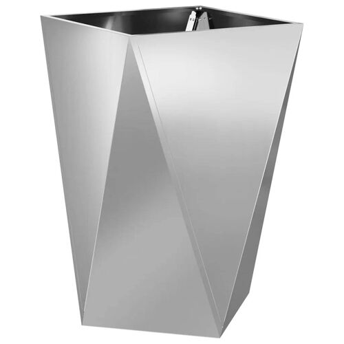 Vidaxl Jardinière Argent 50 X 50 X 75 Cm Acier Galvanisé